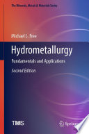 Hydrometallurgy [E-Book] : Fundamentals and Applications /
