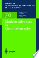 Modern Advances in Chromatography [E-Book] /