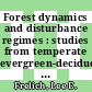 Forest dynamics and disturbance regimes : studies from temperate evergreen-deciduous forests [E-Book] /