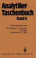 Analytiker-Taschenbuch. 4 /