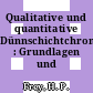 Qualitative und quantitative Dünnschichtchromatographie : Grundlagen und Praxis.