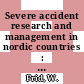 Severe accident research and management in nordic countries : a status report /