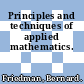 Principles and techniques of applied mathematics.