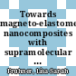 Towards magneto-elastomeric nanocomposites with supramolecular activity /