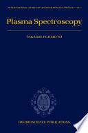 Plasma spectroscopy /
