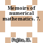 Memoirs of numerical mathematics. 7.