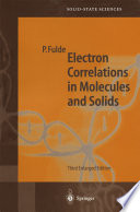 Electron Correlations in Molecules and Solids [E-Book] /