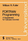 FORTRAN programming : a supplement for calculus courses /
