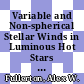 Variable and Non-spherical Stellar Winds in Luminous Hot Stars [E-Book] : Proceedings of the IAU Colloquium No. 169 Held in Heidelberg, Germany, 15–19 June 1998 /