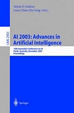 AI 2003: Advances in Artificial Intelligence [E-Book] : 16th Australian Conference on AI, Perth, Australia, December 3-5, 2003, Proceedings /
