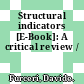Structural indicators [E-Book]: A critical review /