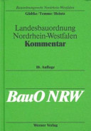 Landesbauordnung Nordrhein-Westfalen : Kommentar /