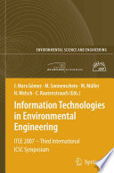 Information Technologies in Environmental Engineering [E-Book] : ITEE 2007 - Third International ICSC Symposium /