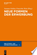 Neue Formen der Erwerbung [E-Book].