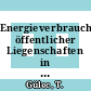 Energieverbrauch öffentlicher Liegenschaften in der Bundesrepublik Deutschland (alte Bundesländer, 1989) [E-Book] /