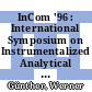 InCom '96 : International Symposium on Instrumentalized Analytical Chemistry and Computer Technology : (Tagungsband 1996) /