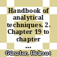 Handbook of analytical techniques. 2. Chapter 19 to chapter 30, subject index /