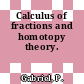 Calculus of fractions and homotopy theory.