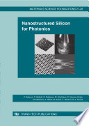 Nanostructured silicon for photonics : from materials to devices [E-Book] /