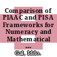 Comparison of PIAAC and PISA Frameworks for Numeracy and Mathematical Literacy [E-Book] /