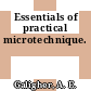 Essentials of practical microtechnique.