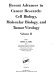 Recent advances in cancer research : cell biology, molecular biology, and tumor virology vol. 1.