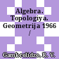 Algebra. Topologiya. Geometrija 1966 /