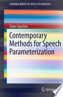 Contemporary Methods for Speech Parameterization [E-Book] /