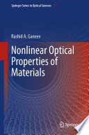 Nonlinear Optical Properties of Materials [E-Book] /