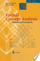 Formal concept analysis : mathematical foundations [E-Book] /