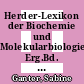 Herder-Lexikon der Biochemie und Molekularbiologie. Erg.Bd. 1993. A - Z /