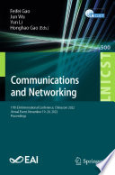 Communications and Networking [E-Book] : 17th EAI International Conference, Chinacom 2022, Virtual Event, November 19-20, 2022, Proceedings /