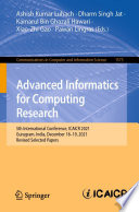 Advanced Informatics for Computing Research [E-Book] : 5th International Conference, ICAICR 2021, Gurugram, India, December 18-19, 2021, Revised Selected Papers /