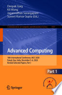 Advanced Computing [E-Book] : 10th International Conference, IACC 2020, Panaji, Goa, India, December 5-6, 2020, Revised Selected Papers, Part I /