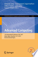 Advanced Computing [E-Book] : 11th International Conference, IACC 2021, Msida, Malta, December 18-19, 2021, Revised Selected Papers /