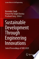 Sustainable Development Through Engineering Innovations [E-Book] : Select Proceedings of SDEI 2020 /