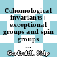 Cohomological invariants : exceptional groups and spin groups [E-Book] /