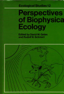 Perspectives of biophysical ecology : Biophysical ecology: symposium : Pellston, MI, 20.08.73-24.08.73.
