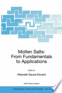 Molten Salts: From Fundamentals to Applications [E-Book] /