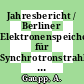 Jahresbericht / Berliner Elektronenspeicherring-Gesellschaft für Synchrotronstrahlung (BESSY) 1993.