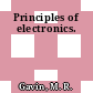 Principles of electronics.