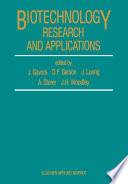 Biotechnology Research and Applications [E-Book] /