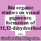 Bio organic studies on visual pigments; formation of 11,12-dihydrorhodopsin from 11,12-dihydroretinal /