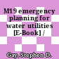 M19 emergency planning for water utilities [E-Book] /