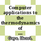Computer applications to the thermodynamics of multicomponent solutions.