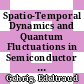 Spatio-Temporal Dynamics and Quantum Fluctuations in Semiconductor Lasers [E-Book] /