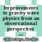Improvements to gravity wave physics from an observational perspective [E-Book] /
