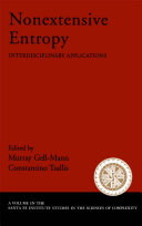 Nonextensive entropy : interdisciplinary applications [E-Book] /