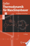 Thermodynamik für Maschinenbauer [E-Book] /