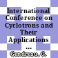 International Conference on Cyclotrons and Their Applications 0009 : Caen, 07.09.1981-10.09.1981.